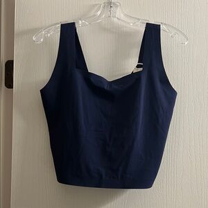 aerie Navy Square-Neck Cami Top